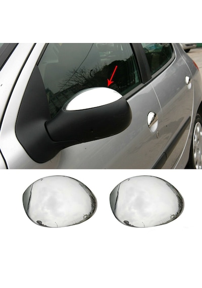 Citroen C3 Krom Ayna Kapağı Tk 2002-2009 Paslanmaz Çelik N11.4039