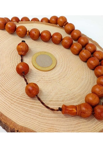 Andız Ağacı 33lük Tesbih 12mm 44435