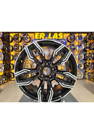 4 Adet Titan-7006 8 18 5 120 Et40 Black Mack Jant Revize Edilmiş Takım