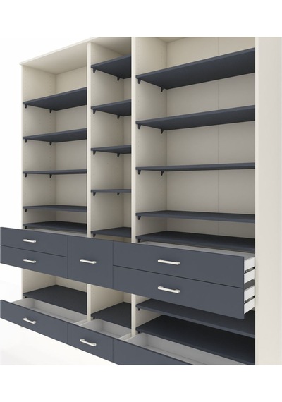 Hyperion Dolap 19 Raflı 8 Çekmeceli 220x44x243 Aytaşı-antrasit/antrasit Antrasıt/antrasıt Hyperion Dolap 19 Raflı 8 Çekmeceli 220x44x243 Aytaşı-antrasit/antrasit Antrasıt/antrasıt