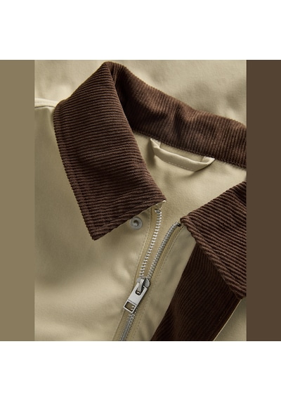 Jack & Jones Erkek Gömlek Yaka Uzun Kollu Ceket - Wolf - 12299081 Fields Of Rye