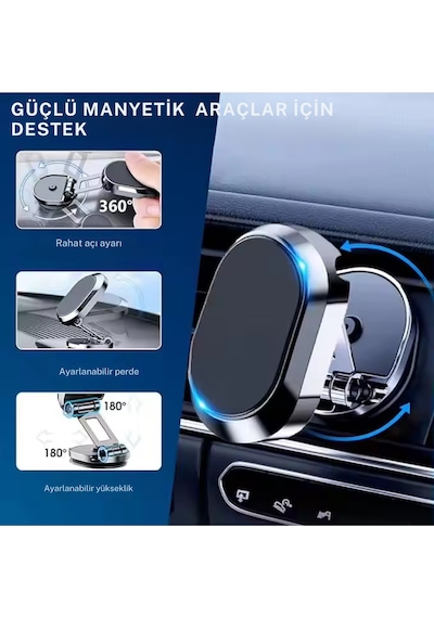 Katlanabilir Mınatıslı Manyetik Mini Araç Içi Ve Masaüstü Premiu Katlanabilir Mınatıslı Manyetik Mini Araç Içi Ve Masaüstü Premiu