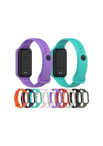 Xiaomi Amazfit Band 7 Uyumlu Krd-87 Uyumlu Kordon-turuncu