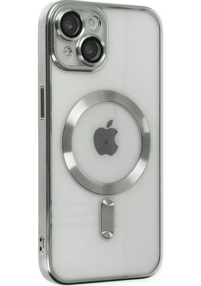 Newface Apple İphone 14 Kılıf Kross Magneticsafe Kapak - Gümüş