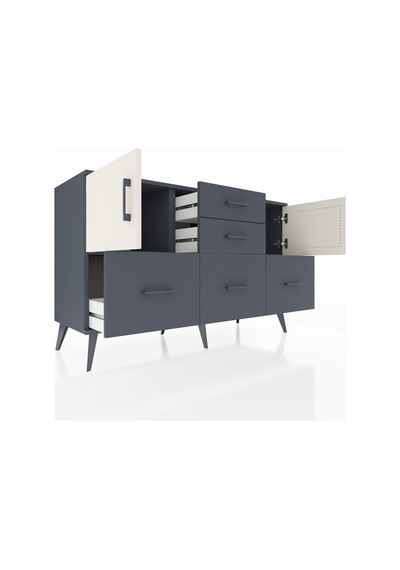 Hyperion Konsol 2 Raflı 5 Çekmeceli 2 Kapaklı 132x44x83 Antrasit-aytaşı/antrasit Aytaşı/antrasit Hyperion Konsol 2 Raflı 5 Çekmeceli 2 Kapaklı 132x44x83 Antrasit-aytaşı/antrasit Aytaşı/antrasit