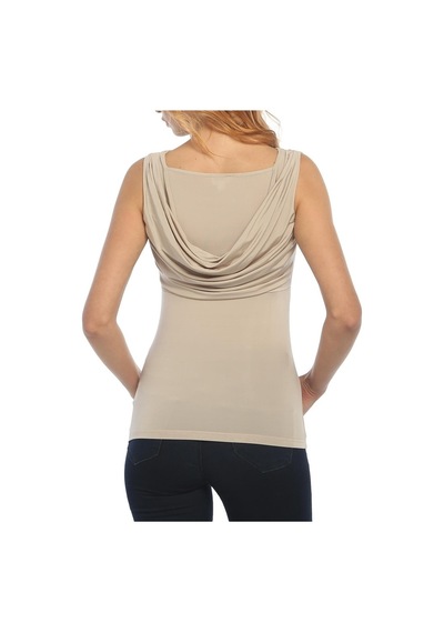 Bulalgiy Kadın Taş Feminen Degaje Tişört - Bga665917