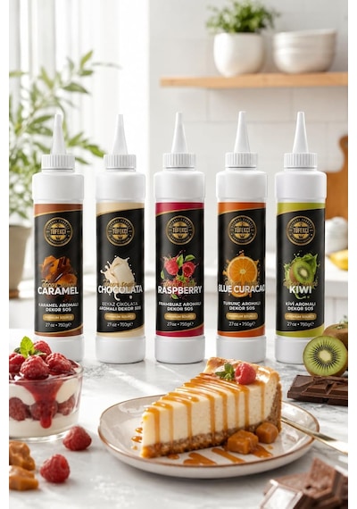 Çilek Aromalı Dekor Sos 750 Gr Çok Renkli
