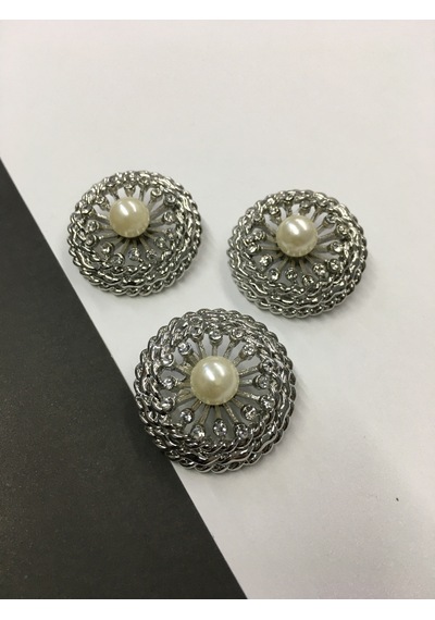 Taşlı Düğme Kaban Kürk Manto Düğmesi 3 Lü Set 5277151011483