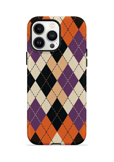 Velvoria Valestra Harvest Argyle Apple iPhone Uyumlu 14 Pro Max Darbe Korumalı Kılıf Valestra Select - Harvest Argyle