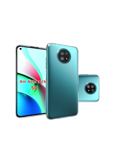 Xiaomi Redmi Note 9T Kılıf Şeffaf Silikon Hibrit Case Renksiz