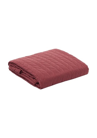 Taç Glory Kendinden Desenli%100 Polyester Yatak Örtüsü Seti, Bordo, Tek Kişilik Çok Renkli