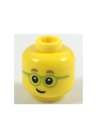 Minifigür Parçaları: Kafa: 3626pb2088