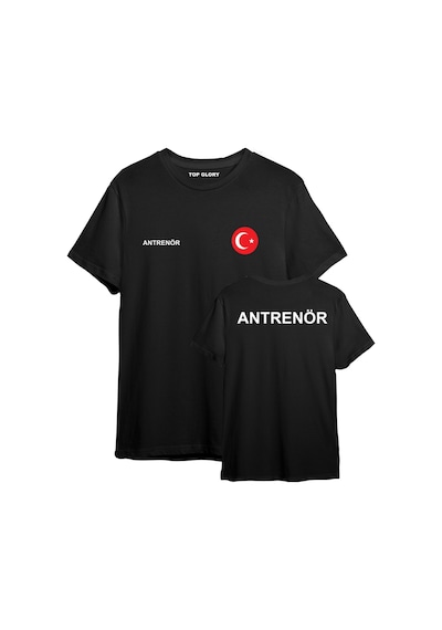 Top Glory Antrenör Baskılı T-shirt Antrenör Tişörtü