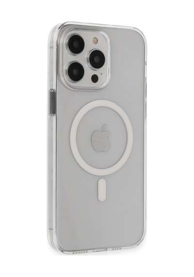 Apple iPhone Uyumlu 14 Pro Max Kılıf Tron Şeffaf Magsafe Kapak - Şeffaf Bz8683140594442