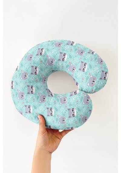 Sevimli Hayvan Figürlü Pamuklu Boyun Yastığı - Pastel Mint Gri Çocuk & Yetişkin Seyahat Yastığı Sedefli Yosunlu Ada Yeşili Sevimli Hayvan Figürlü Pamuklu Boyun Yastığı - Pastel Mint Gri Çocuk & Yetişkin Seyahat Yastığı Sedefli Yosunlu Ada Yeşili