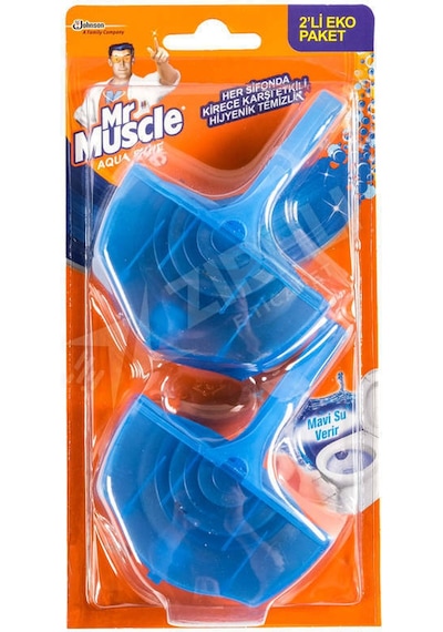 2 Adet Mr.muscle Aqua Blue Klozet Blok 40 Gr