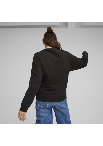Puma Her Crew Tr Siyah Kadın Sweatshirt