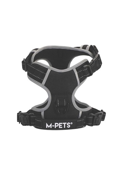 M-pets Hiking Reflektörlü Köpek Göğüs Tasması Siyah Large 45-95 Cm 244-58042.03 Çok Renkli
