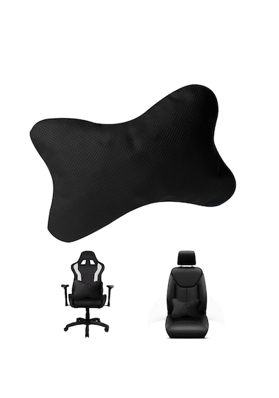 Microcase 3d Ortopedik Oto Araç Oyuncu Koltuk Bel Destek Yastığı 36x26cm 1 Adet Al4336 Siyah