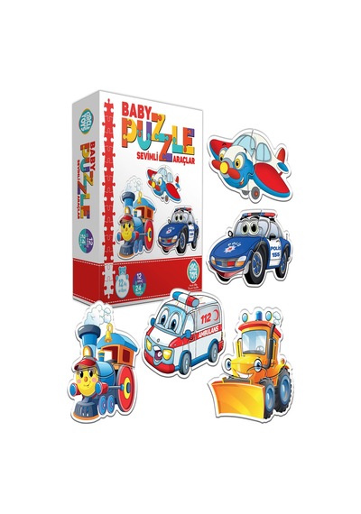 Baby Puzzle Sevimli Araçlar