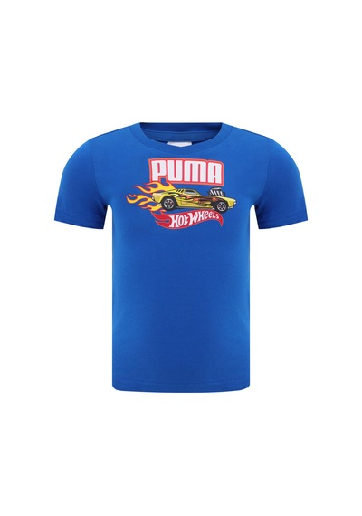Puma X Hot Wheels Graphic Mavi Erkek Çocuk Kısa Kol T-shirt 000000000102230702