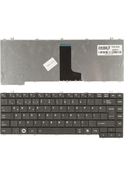 Toshiba Uyumlu Satellite L745, L745D, Pro C640 Notebook Klavye Siyah