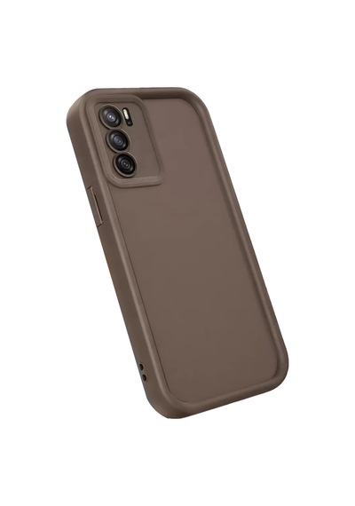 Newface Oppo A16 Kılıf Viera Silikon - Kahverengi