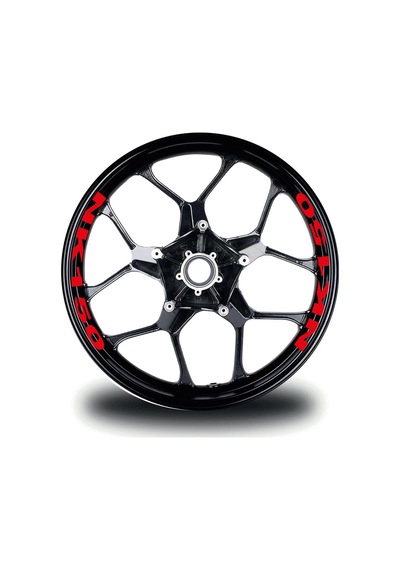 Cfmoto 150nk Takım Jant Sticker Etiket Modeli Kırmızı Renk