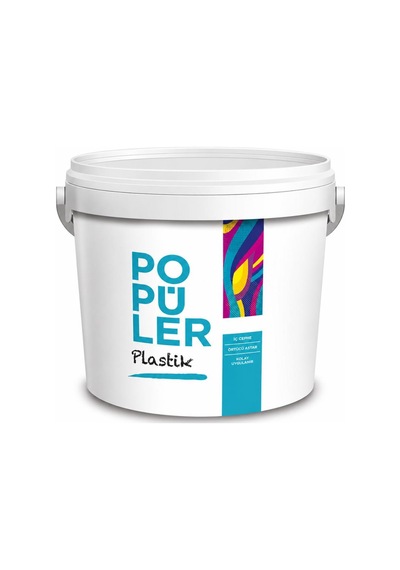 Polisan Popüler Plastik Mat İç Cephe Boyası 10 Kg Sakin Gri