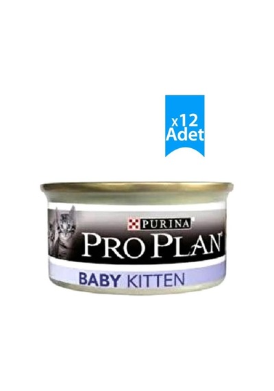 Purina Pro Plan Baby Kitten Tavuklu Kedi Konserve Maması 12 x 85 G