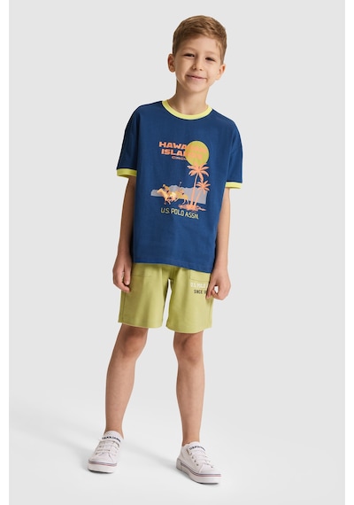 U.s. Polo Assn. Erkek Çocuk Açık Lacivert Tişört 50325624-vr059