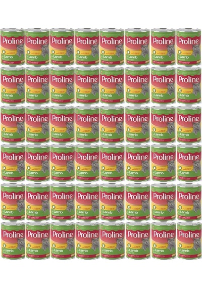 Pro Line Kuzu Etli Yetişkin Kedi Konservesi 48 x 400 G