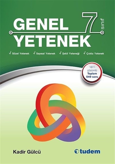 7.Sınıf Genel Yetenek  -  Kadir Gülcü  -  Tudem Yayınları