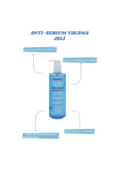 Natexia Anti-Sebium Temizleme Jeli 400 Ml