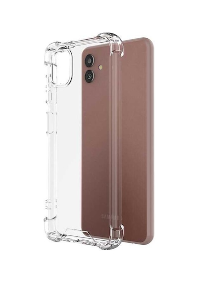 Galaxy Uyumlu A04 Kılıf Nitro Anti Shock Silikon - Renksiz Renksiz Renksiz