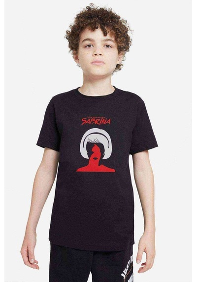 Tshirthane Chilling Adventures Of Sabrina Poster Baskılı Unisex Çocuk Siyah
