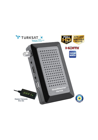 Goldmaster Micro Herkül Full Hd Uydu Alıcısı