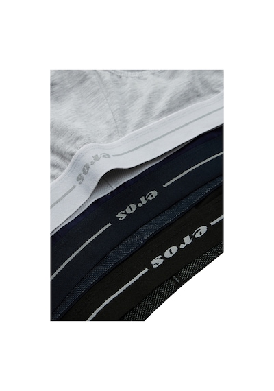 Eros Compact 3'lü Erkek Slip Külot - Siyah