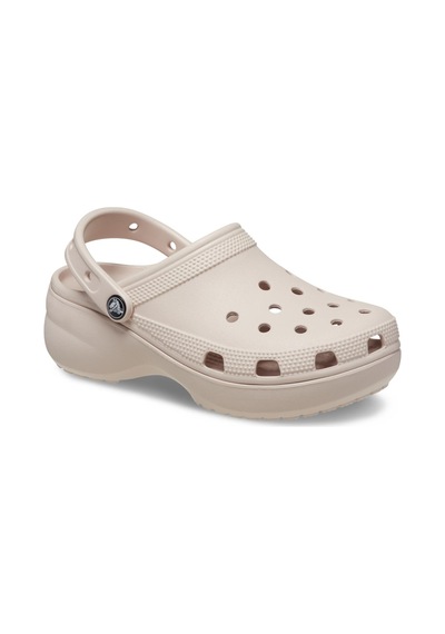 Crocs Classic Platform Clog W Kadın Terlik-28203 Pudra