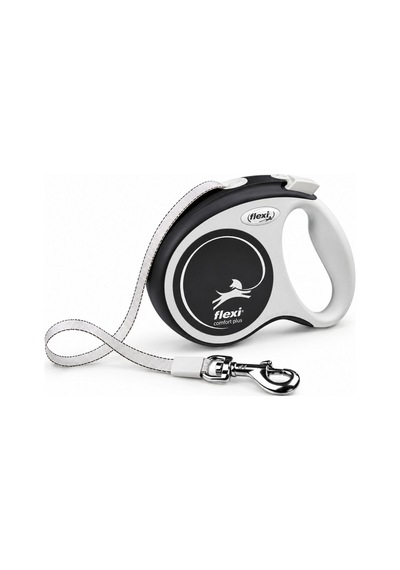 Flexi Comfort Plus Antrasit Small Şerit Köpek Gezdirme Tasması 5 Metre