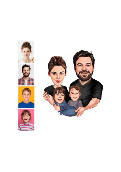 Kişiye Özel Karikatürlü Evli Ahşap - Araba Dikiz Ayna Süsü