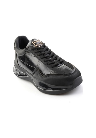 Bambi Siyah Kadın Sneaker K01228092109