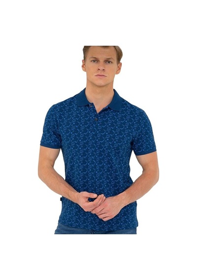 Polo Yaka Erkek T-shırt Lacivert