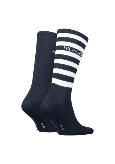 Tommy Hilfiger Th Men Sport Sock 2p Breton Strı Erkek Mavi Çorap - S701236735 Mavi