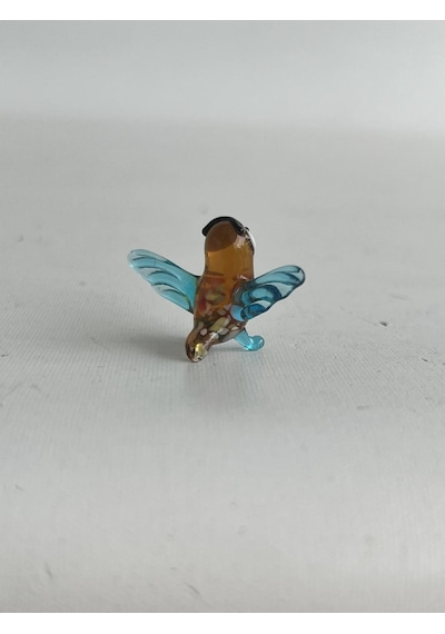 El Yapımı Mini Murano Cam Baykuş Biblo A100-01