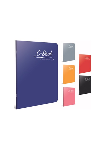Gıpta C Book Dikişli Plastik Kapak Defter A4 60 Yp Ç.siz Çok Renkli