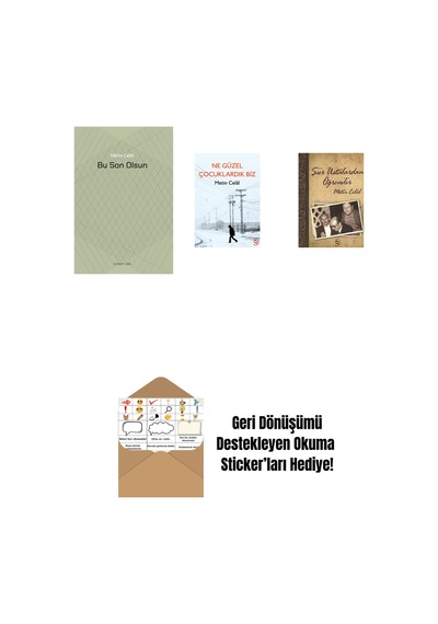 Bu Son Olsun + Ne Güzel Çocuklardık Biz + Şiir Ustalardan Öğrenilir + Okuma Sticker'ları