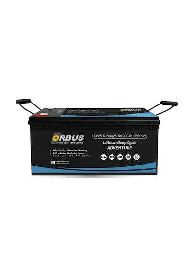 Orbus 25.6 V 200 Ah Lifepo4 Lityum Akü
