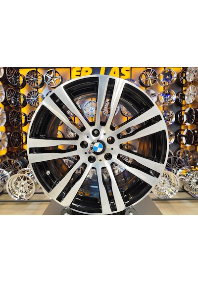 4 Adet Bmw 10-11 20 5 120 Et37 72.6 Black Mack Jant Revize Edilmiş Takım