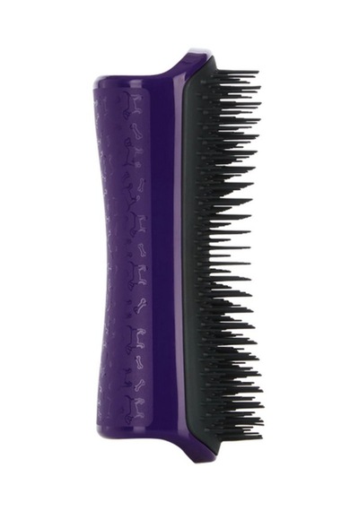 Tangle Teezer Pet Teezer De-shedding Büyük Irk Köpek Bakım Fırçası 14,7x6,4 Cm Mor-siyah